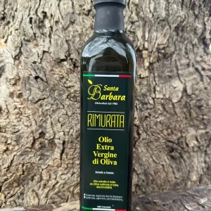 bottiglia 0,50 litri RIMURATA azienda santa barbara olio extra vergine di oliva