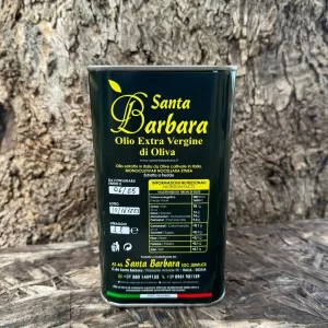lattina 1 litro azienda santa barbara olio extra vergine di oliva