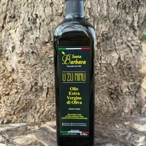bottiglia 0,75 U ZU NINU azienda santa barbara olio extra vergine di oliva