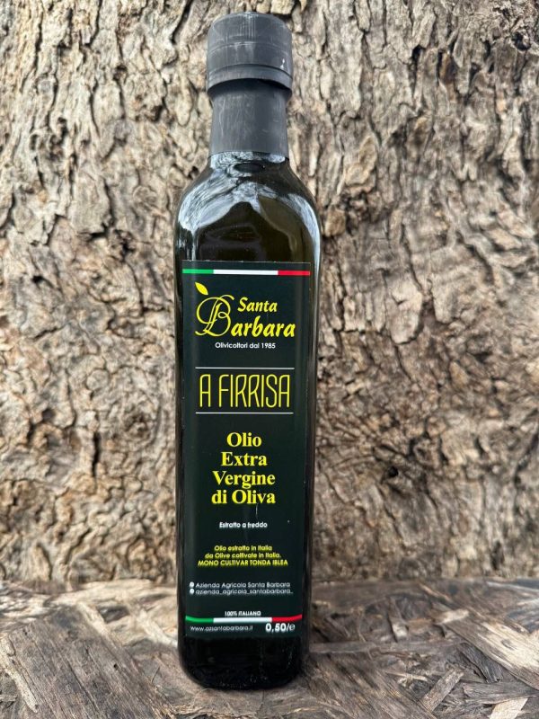 azienda santa barbara olio a firrisa bottiglia 0,50 olio EVO
